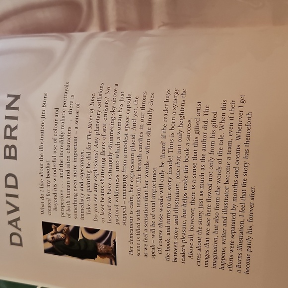 Transluminal The Paintings of Jim Burns 1999 Collectible Paperback Book - Picture 12 of 16